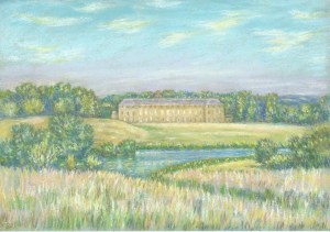 Pastel  i did on several day trips to Sussex.