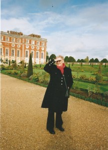 Cait at Hampton Court Oct 2013 visiting me after my surgery for kidney cancer 1