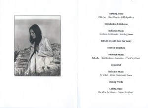 Cait's Farewell  Photo and Music, Tributes