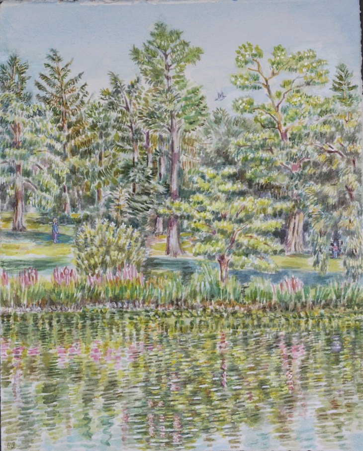 trees-across-the-lake-kew-gardens-watercolour