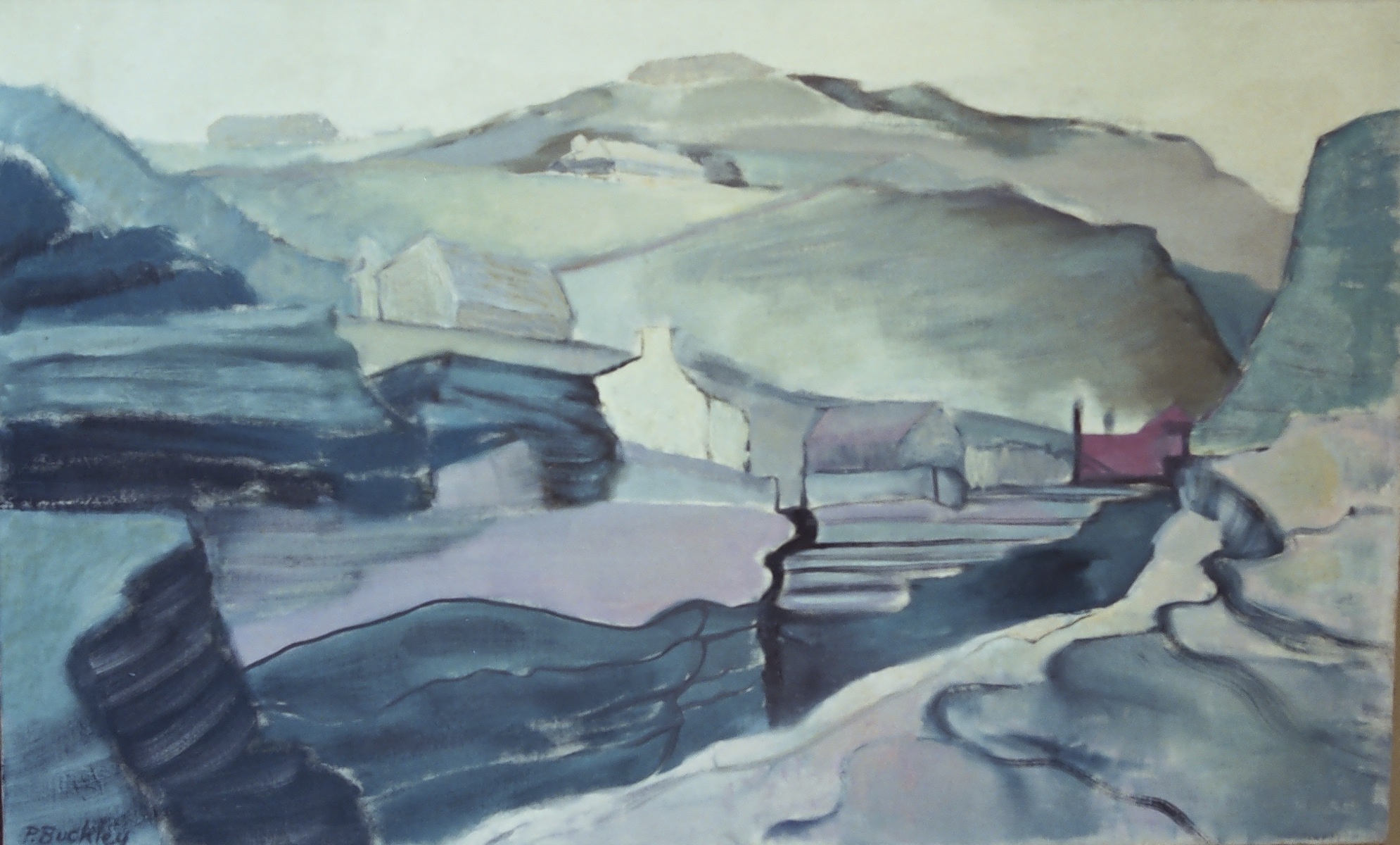 Cornish landscape (semi abstract)