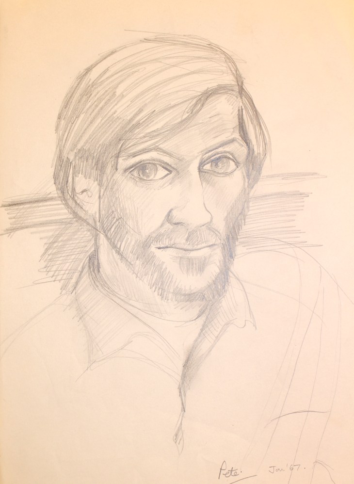 pete jan 1967 ( weeks before he cracked my nose)